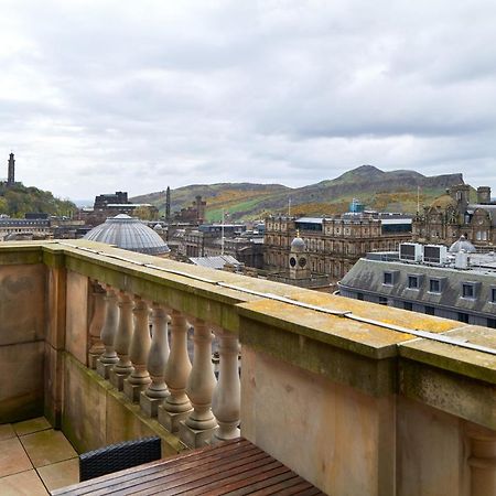 Cheval The Edinburgh Grand Aparthotel Bagian luar foto The view from the rooftop terrace