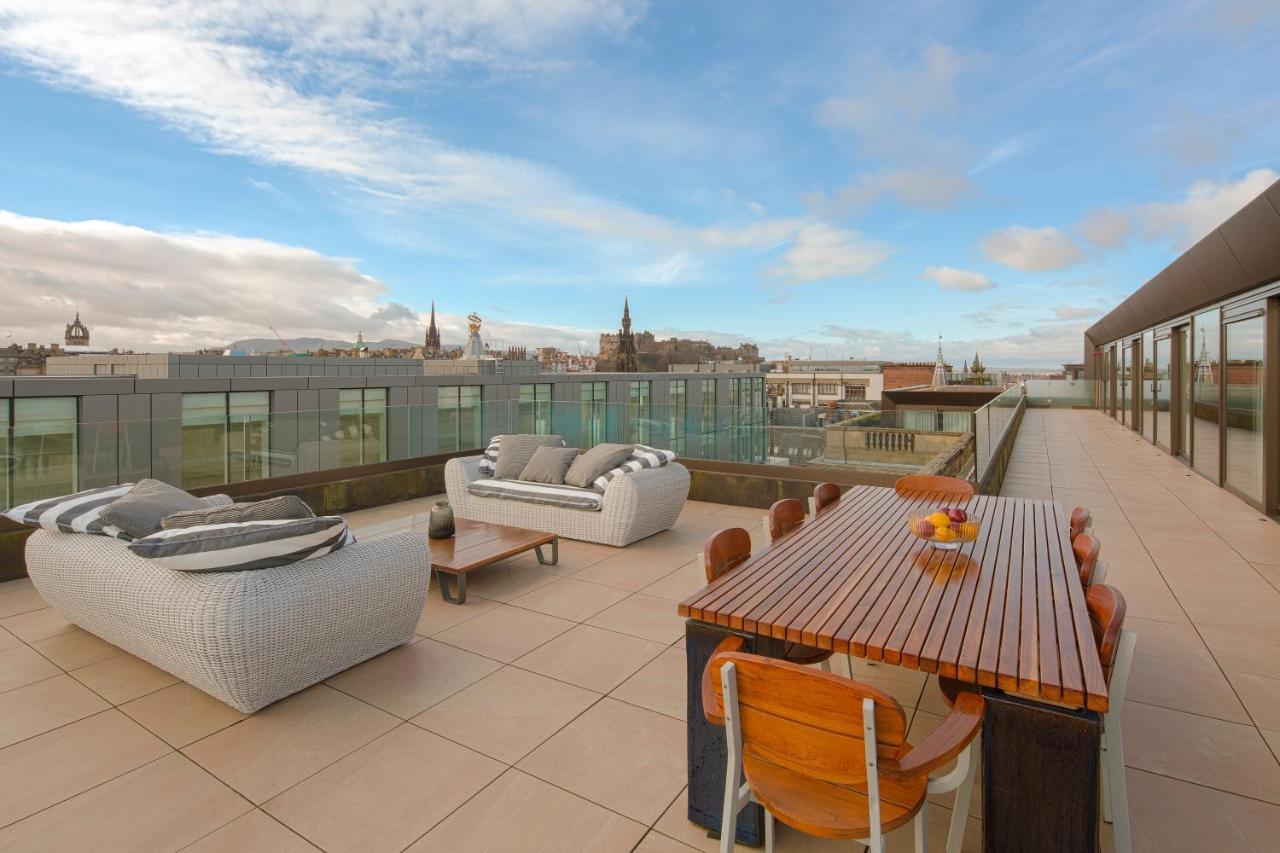 Cheval The Edinburgh Grand Aparthotel Bagian luar foto Rooftop terrace